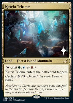 Ketria Triome (V.1)⁣ - Ikoria: Lair of Behemoths: Promos⁣ (Rare)⁣ [250]
