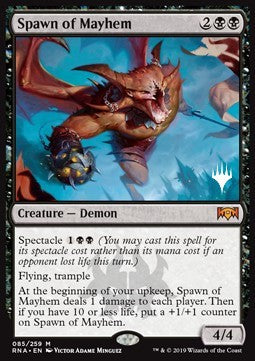 Spawn of Mayhem⁣ - Ikoria: Lair of Behemoths: Promos⁣ (Mythic)⁣ [85]