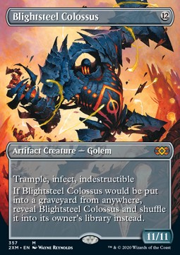 Blightsteel Colossus⁣ - Double Masters: Extras⁣ (Mythic)⁣ [357]