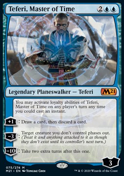 Teferi, Master of Time⁣ - Core 2021⁣ (Mythic)⁣ [75]