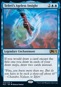 Teferi's Ageless Insight⁣ - Core 2021⁣ (Rare)⁣ [76]