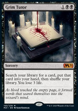 Grim Tutor⁣ - Core 2021⁣ (Mythic)⁣ [103]