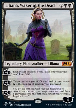 Liliana, Waker of the Dead⁣ - Core 2021⁣ (Mythic)⁣ [108]