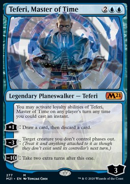 Teferi, Master of Time (V.3)⁣ - Core 2021: Extras⁣ (Mythic)⁣ [277]