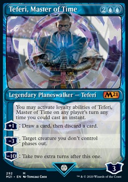 Teferi, Master of Time (V.7)⁣ - Core 2021: Extras⁣ (Mythic)⁣ [292]