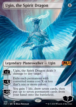 Ugin, the Spirit Dragon (V.1)⁣ - Core 2021: Extras⁣ (Mythic)⁣ [279]