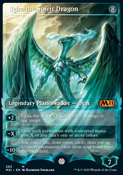 Ugin, the Spirit Dragon (V.2)⁣ - Core 2021: Extras⁣ (Mythic)⁣ [285]