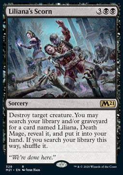 Liliana's Scorn⁣ - Core 2021: Extras⁣ (Rare)⁣ [329]