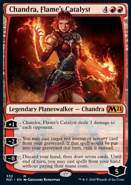 Chandra, Flame's Catalyst⁣ - Core 2021: Extras⁣ (Mythic)⁣ [332]