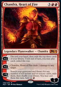 Chandra, Heart of Fire⁣ - Core 2021⁣ (Mythic)⁣ [135]