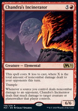 Chandra's Incinerator⁣ - Core 2021⁣ (Rare)⁣ [136]