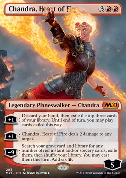 Chandra, Heart of Fire (V.1)⁣ - Core 2021: Extras⁣ (Mythic)⁣ [283]