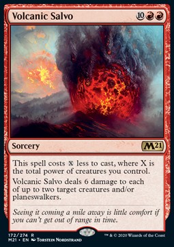 Volcanic Salvo⁣ - Core 2021⁣ (Rare)⁣ [172]