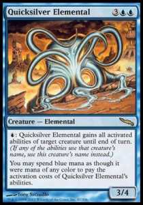 Quicksilver Elemental⁣ - Mirrodin⁣ (Rare)⁣ [47]