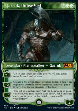 Garruk, Unleashed (V.2)⁣ - Core 2021: Extras⁣ (Mythic)⁣ [305]