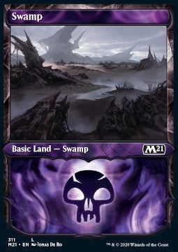 Swamp⁣ - Core 2021: Extras⁣ (Land)⁣ [311]