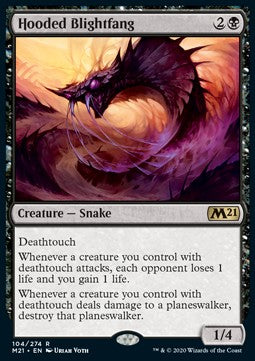 Hooded Blightfang⁣ - Core 2021⁣ (Rare)⁣ [104]