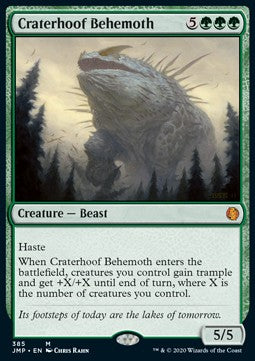 Craterhoof Behemoth⁣ - Jumpstart⁣ (Mythic)⁣ [385]