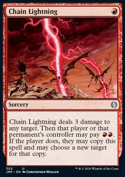 Chain Lightning⁣ - Jumpstart⁣ (Uncommon)⁣ [302]