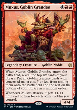 Muxus, Goblin Grandee⁣ - Jumpstart⁣ (Rare)⁣ [24]