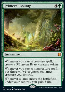 Primeval Bounty⁣ - Jumpstart⁣ (Mythic)⁣ [421]