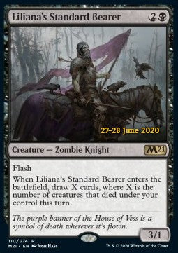 Liliana's Standard Bearer (V.2)⁣ - Core 2021: Promos⁣ (Rare)⁣ [110]