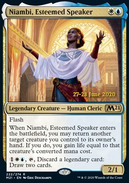 Niambi, Esteemed Speaker (V.2) - Core 2021: Promos (Rare) [PM21-222]