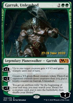 Garruk, Unleashed (V.2)⁣ - Core 2021: Promos⁣ (Mythic)⁣ [183]