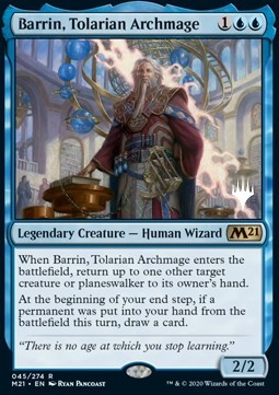 Barrin, Tolarian Archmage (V.1)⁣ - Core 2021: Promos⁣ (Rare)⁣ [45]