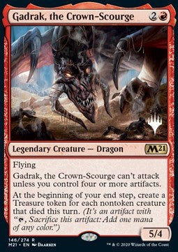 Gadrak, the Crown-Scourge (V.1)⁣ - Core 2021: Promos⁣ (Rare)⁣ [146]