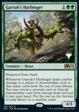 Garruk's Harbinger (V.1)⁣ - Core 2021: Promos⁣ (Rare)⁣ [185]