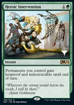 Heroic Intervention (V.1)⁣ - Core 2021: Promos⁣ (Rare)⁣ [188]