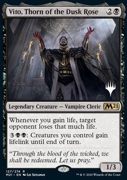 Vito, Thorn of the Dusk Rose (V.1)⁣ - Core 2021: Promos⁣ (Rare)⁣ [127]