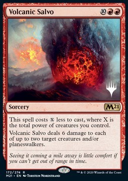 Volcanic Salvo (V.1)⁣ - Core 2021: Promos⁣ (Rare)⁣ [172]