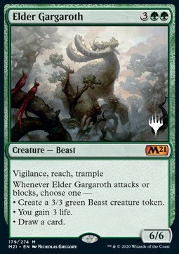 Elder Gargaroth (V.1) - Core 2021: Promos (Mythic) [PM21-179]