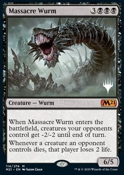 Massacre Wurm (V.1)⁣ - Core 2021: Promos⁣ (Mythic)⁣ [114]