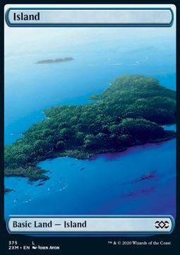 Island (V.1)⁣ - Double Masters: Extras⁣ (Land)⁣ [375]