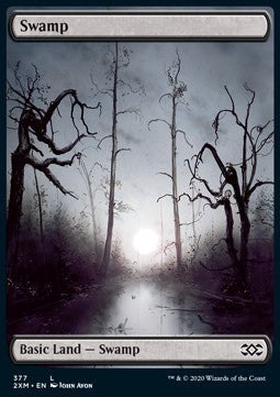 Swamp (V.1)⁣ - Double Masters: Extras⁣ (Land)⁣ [377]