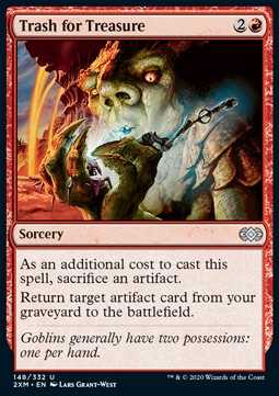 Trash for Treasure⁣ - Double Masters⁣ (Uncommon)⁣ [148]