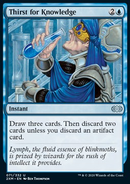 Thirst for Knowledge⁣ - Double Masters⁣ (Uncommon)⁣ [71]