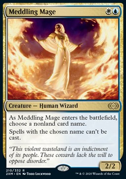 Meddling Mage⁣ - Double Masters⁣ (Rare)⁣ [210]