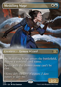 Meddling Mage⁣ - Double Masters: Extras⁣ (Rare)⁣ [355]