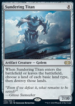 Sundering Titan⁣ - Double Masters⁣ (Rare)⁣ [292]
