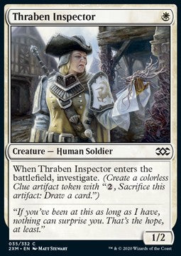 Thraben Inspector⁣ - Double Masters⁣ (Common)⁣ [35]