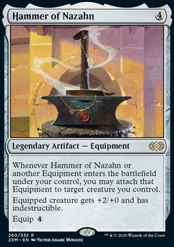 Hammer of Nazahn⁣ - Double Masters⁣ (Rare)⁣ [260]