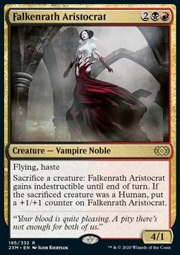 Falkenrath Aristocrat⁣ - Double Masters⁣ (Rare)⁣ [195]