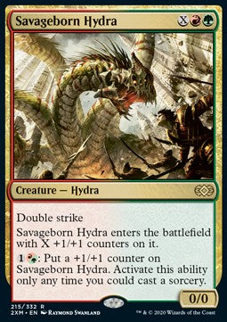 Savageborn Hydra⁣ - Double Masters⁣ (Rare)⁣ [215]