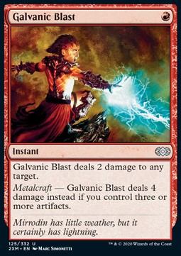 Galvanic Blast⁣ - Double Masters⁣ (Uncommon)⁣ [125]