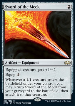 Sword of the Meek⁣ - Double Masters⁣ (Rare)⁣ [299]