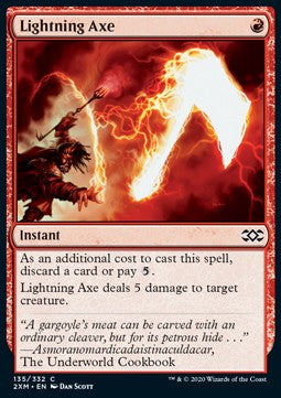 Lightning Axe⁣ - Double Masters⁣ (Common)⁣ [135]
